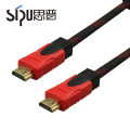 Câble noir de HDMI PVC de SIPU CCS 1.5M 1.4V pour le projecteur fabriqué en Chine